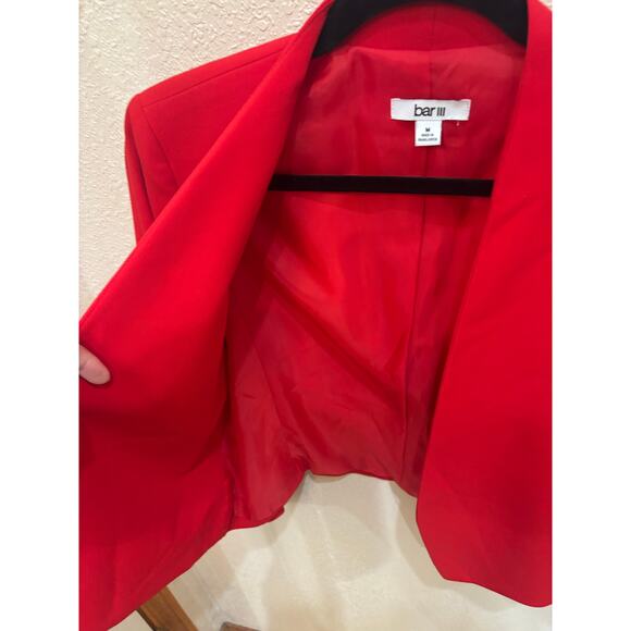 Bar III medium red blazer jacket - Picture 2 of 7